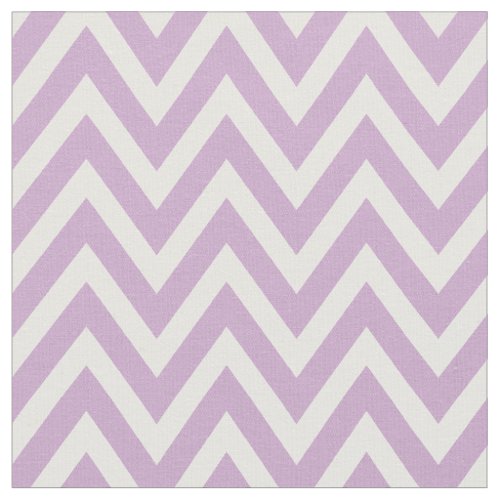 Lilac Purple Modern Chevron Stripes Fabric