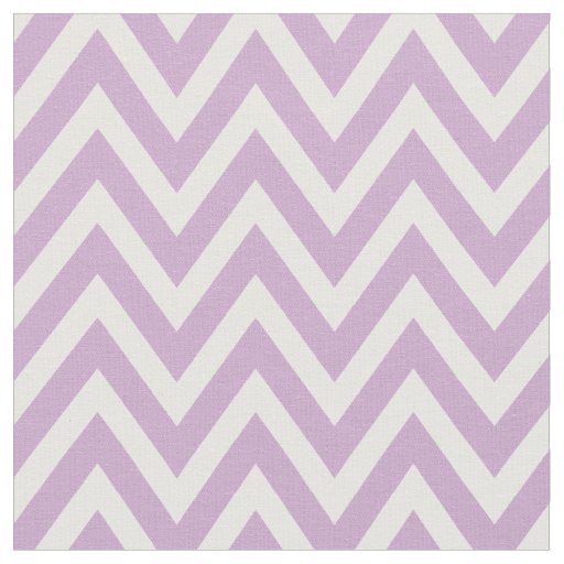 Lilac Purple Modern Chevron Stripes Fabric