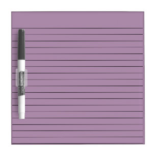 LILAC PURPLE STRIPED LINES, WRITING NOTE BOARD