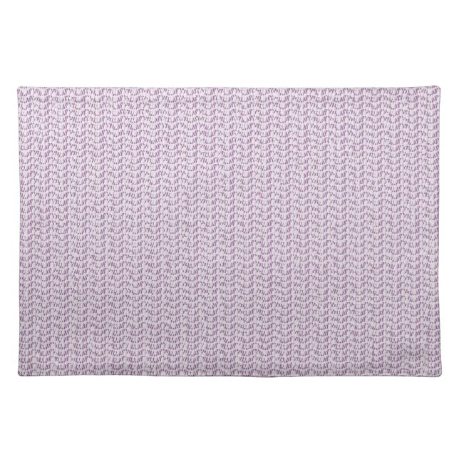 Lilac Purple Weave Mesh Look Placemat (Front)