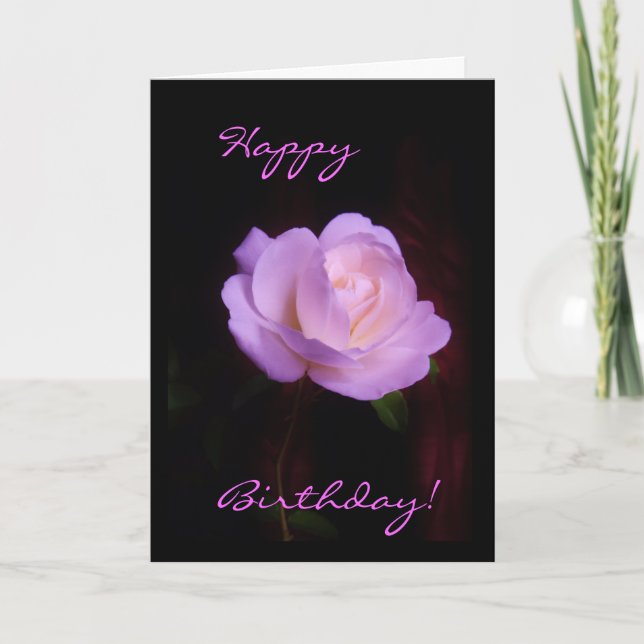 Lilac Rose Card (Front)