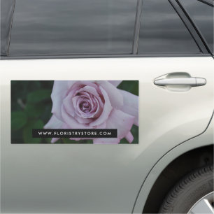 Lilac Rose, Floristry Car Magnet