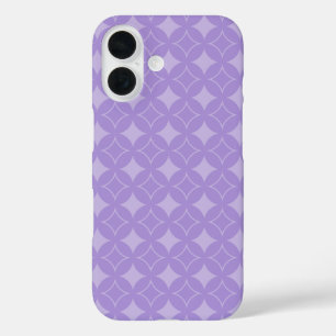 Lilac shippo pattern iPhone 16 case