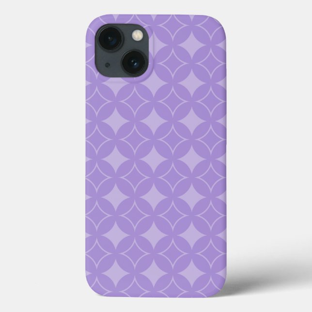 Lilac shippo pattern Case-Mate iPhone case (Back)