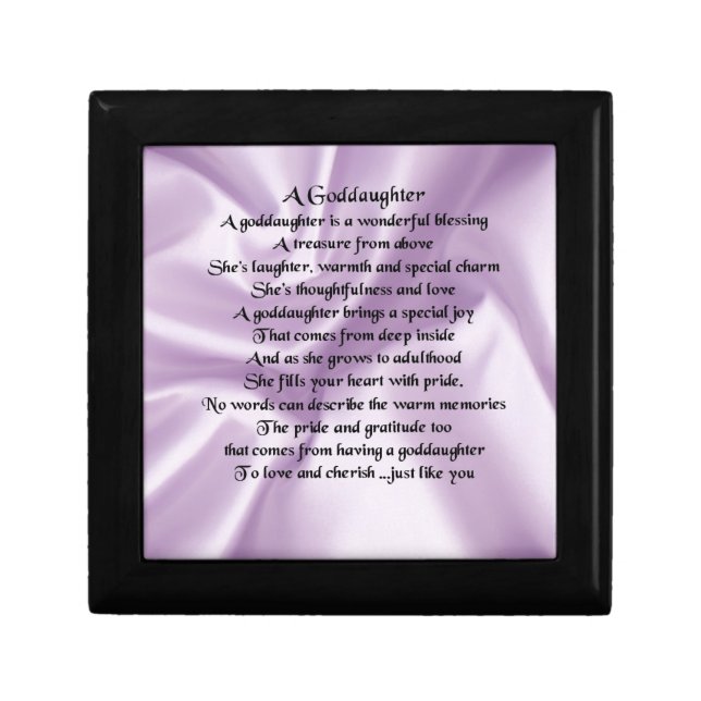 Lilac Silk Goddaughter Gift Box (Front)
