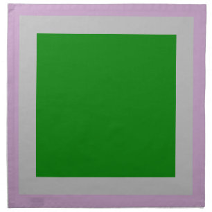 Lilac Silver and Green Napkins
