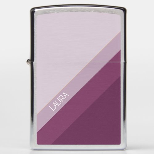 Lilac simply minimalist  zippo lighter
