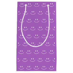 Lilac Smile Pattern Gift Bag