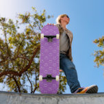 Lilac Smile Pattern Skateboard<br><div class="desc">Lilac Smile Pattern Skateboard</div>