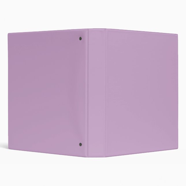Lilac Solid Color 3 Ring Binder (Background)