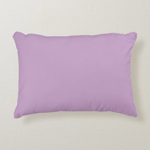 Lilac Solid Color Accent Pillow