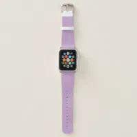 Lilac Solid Color Apple Watch Band Zazzle