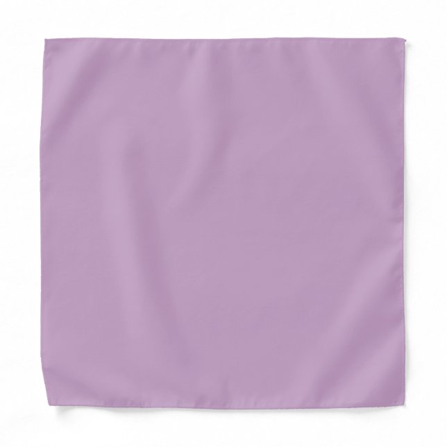 Lilac Solid Color Bandana (Front)