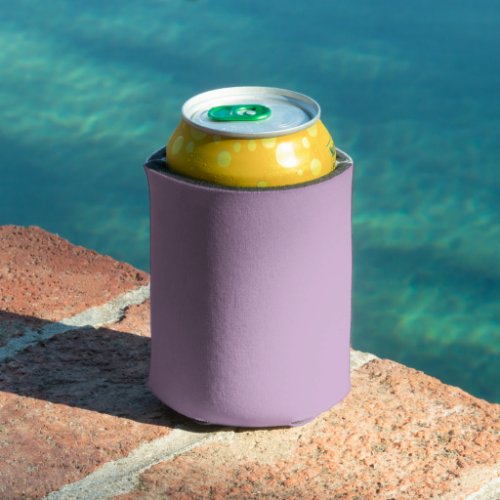 Lilac Solid Color Can Cooler