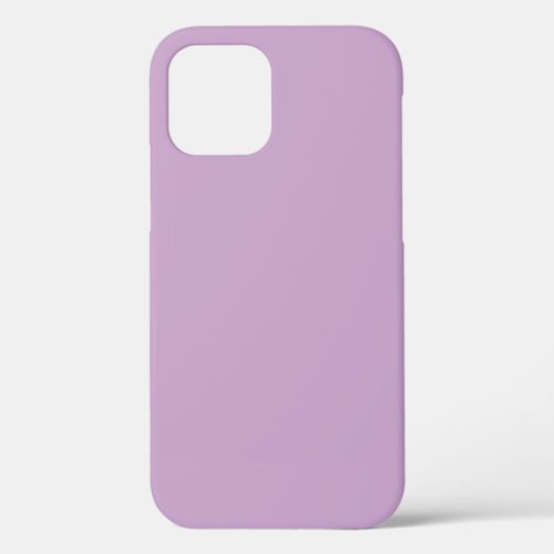 Lilac Solid Color iPhone 12 Case