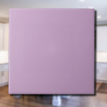 Lilac Solid Color | Classic Elegant Ceramic Tile<br><div class="desc">Lilac Solid Color | Classic | Elegant | Trendy | Stylish | Gift</div>