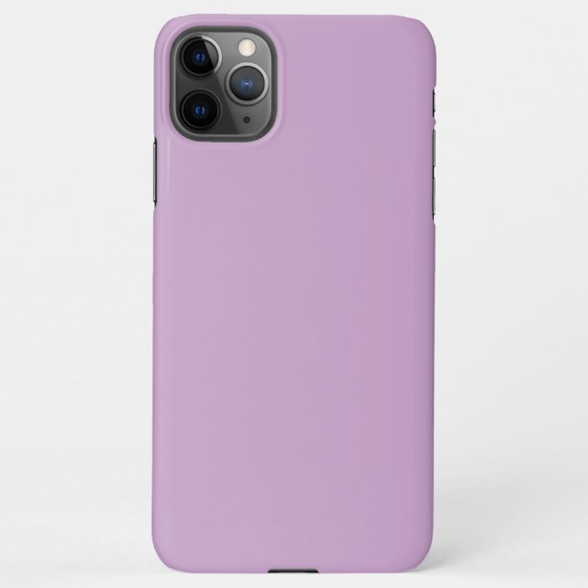 Lilac Solid Color iPhone Case (Back)