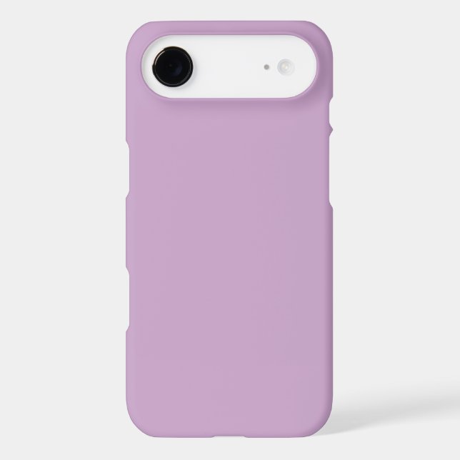 Lilac Solid Color iPhone Case (Back)
