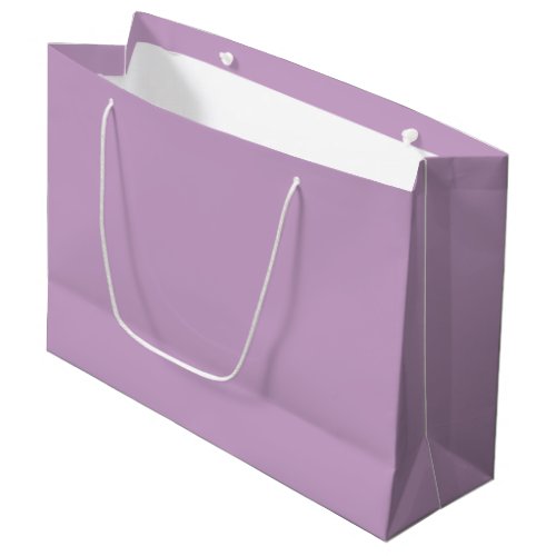 Lilac Solid Color Large Gift Bag