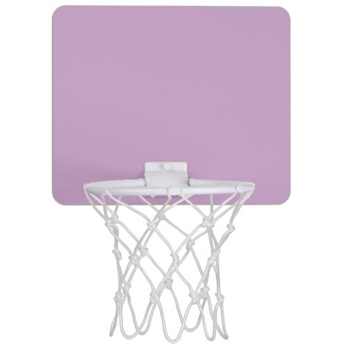 Lilac Solid Color Mini Basketball Hoop