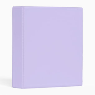 Lilac Solid Color Mini Binder