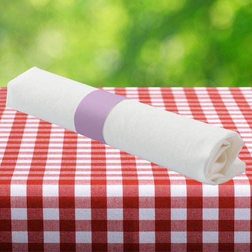 Lilac Solid Color Napkin Bands