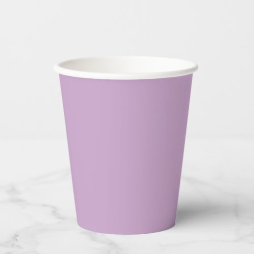 Lilac Solid Color Paper Cups