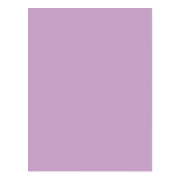 Solid Lilac Color Postcards - No Minimum Quantity | Zazzle
