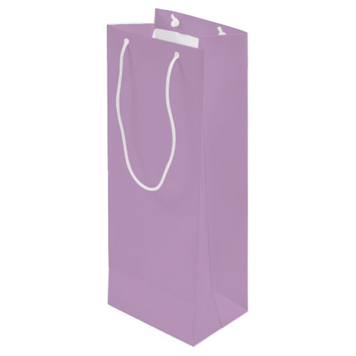 Lilac Solid Color Wine Gift Bag