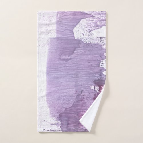Lilac stains hand towel 
