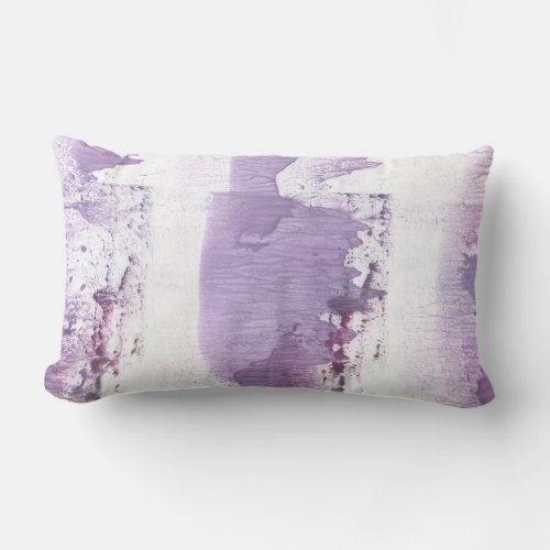Lilac stains lumbar pillow