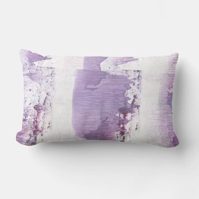 Lilac stains lumbar pillow (Front)