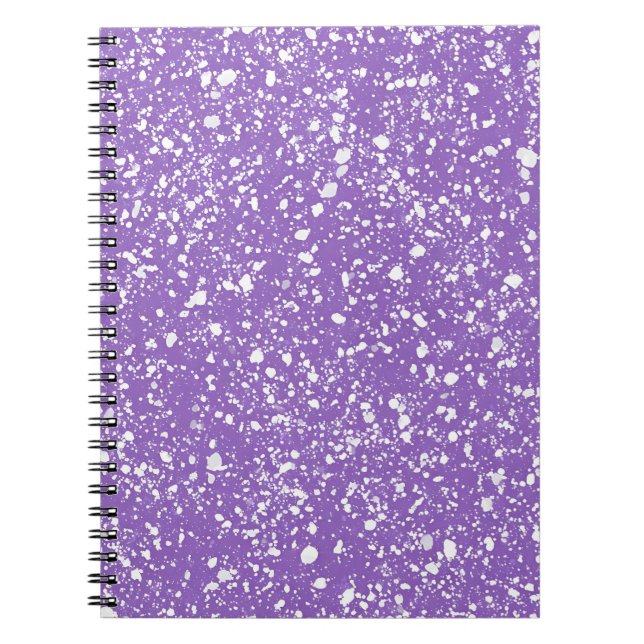 Lilac Stone Marble Notebook (Front)