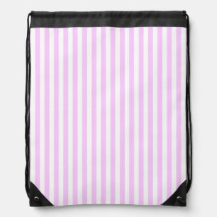 Lilac Stripe Classic drawstring backpack