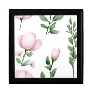 Lilac Striped Jewelry Box