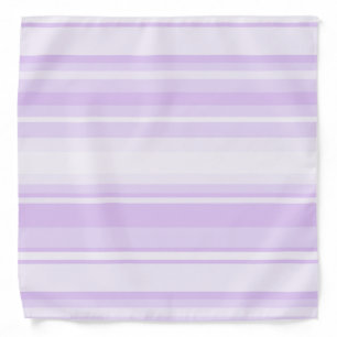 Lilac stripes bandana
