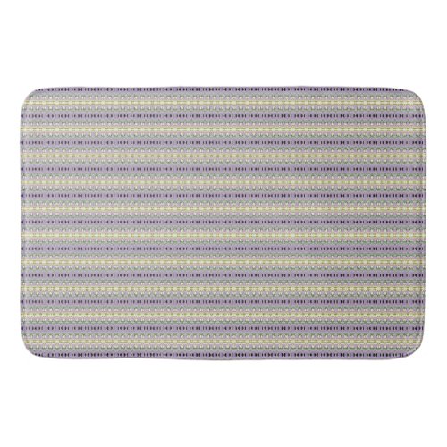 Lilac Stripes Bath Mat