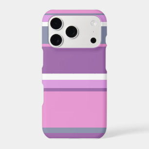 Lilac stripes iPhone 17 pro case