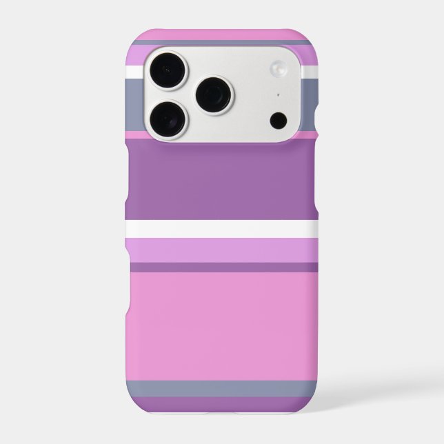 Lilac stripes Case-Mate iPhone case (Back)