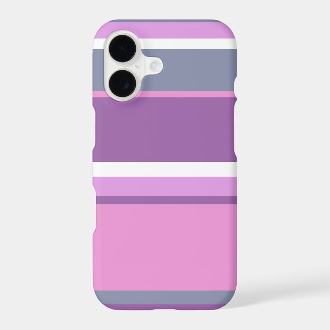 Lilac stripes Case-Mate iPhone case (Back)