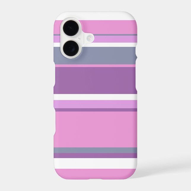Lilac stripes Case-Mate iPhone case (Back)