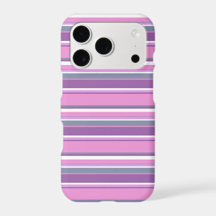 Lilac stripes iPhone 17 pro case