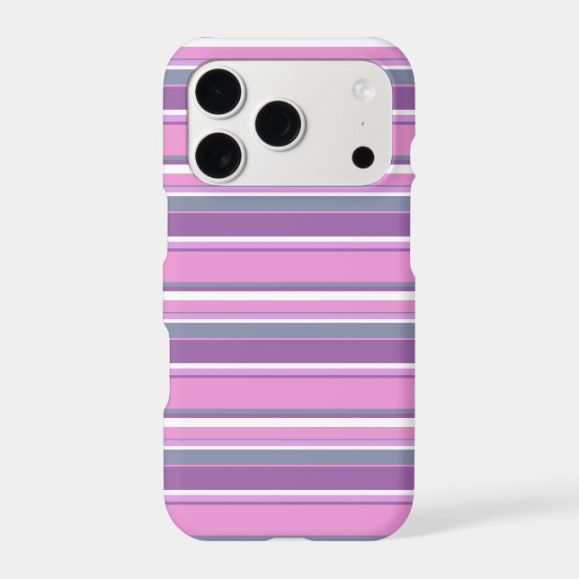 Lilac stripes Case-Mate iPhone case (Back)