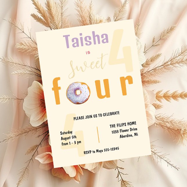 Lilac Sweet Sprinkle Donut Watercolor Illustration (Creator Uploaded)