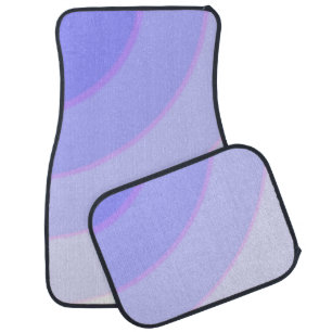Lilac Swirls Car Mat