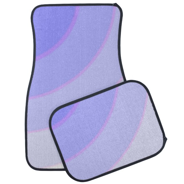 Lilac Swirls  Car Mat (Set)