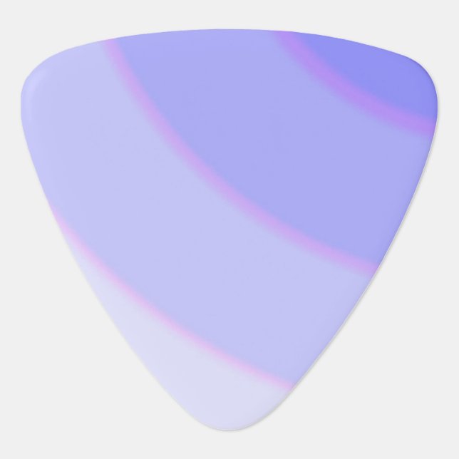 Lilac Swirls  Guitar Pick (Front)