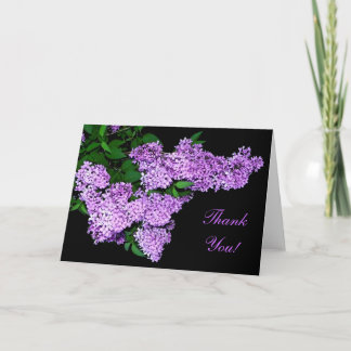 Lilac Thank You! You Card