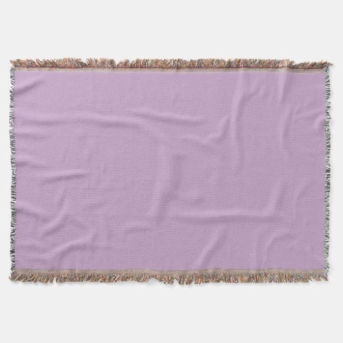 Lilac Throw Blanket