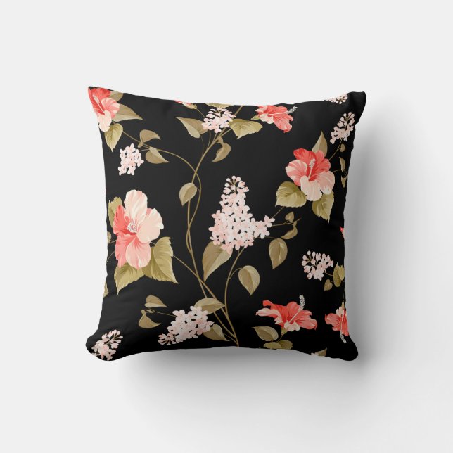   lilac  throw pillow (Front)